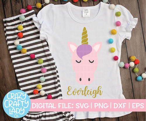 Unicorn SVG Cut File