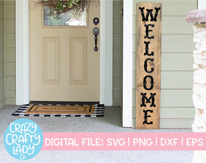 Welcome SVG Cut File