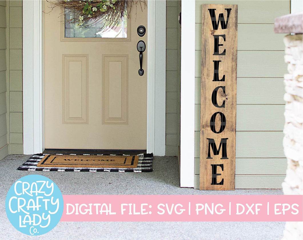 Welcome SVG Cut File