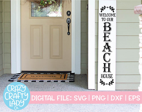 Welcome to Our Beach House SVG Cut File