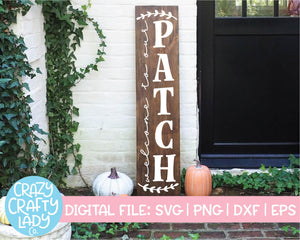 Fall Porch Sign SVG Cut File Bundle