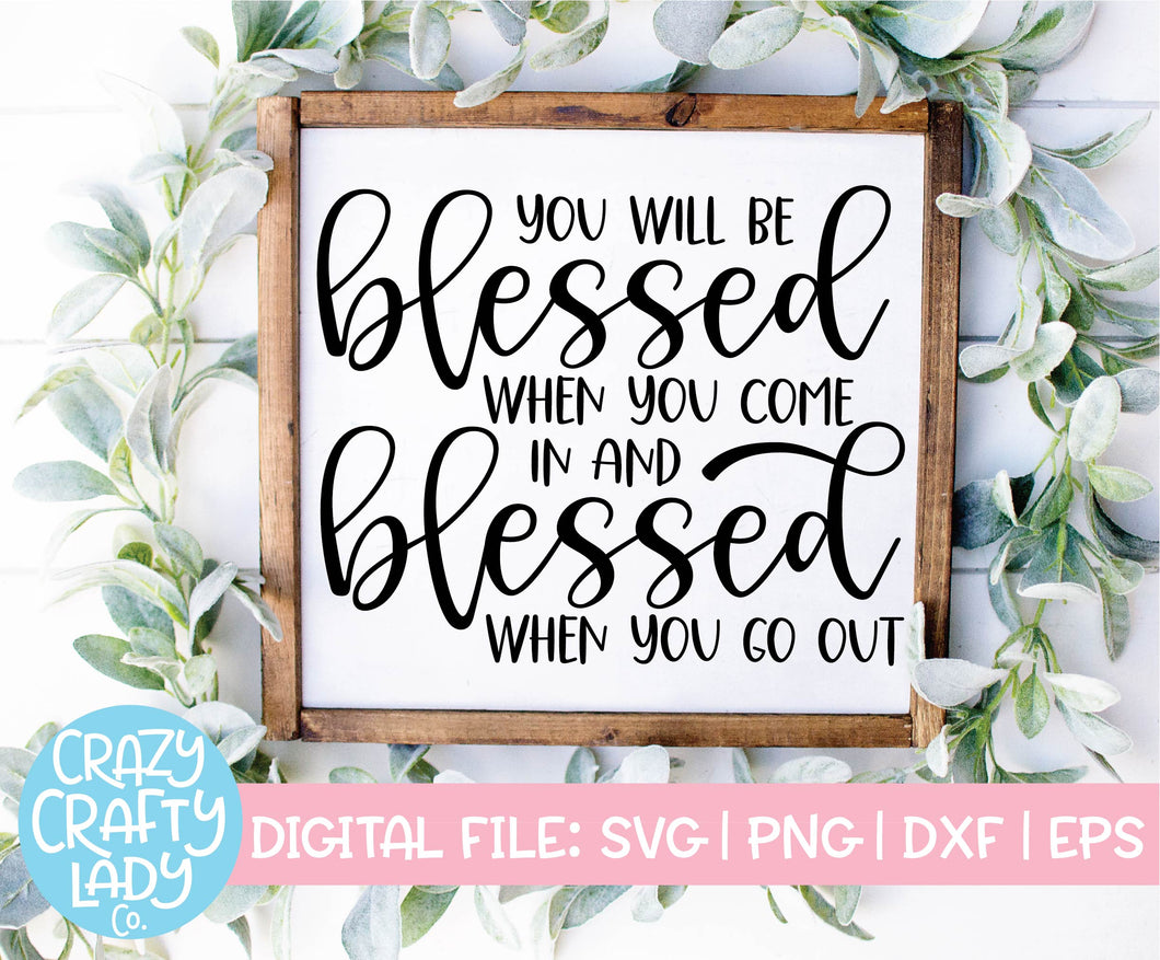 You Will Be Blessed SVG Cut File